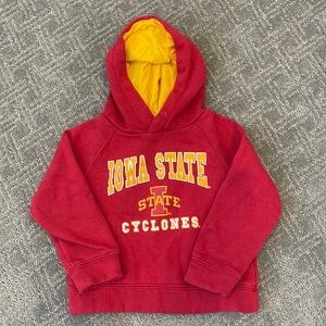 Iowa State red toddler hooded sweatshirt 3T